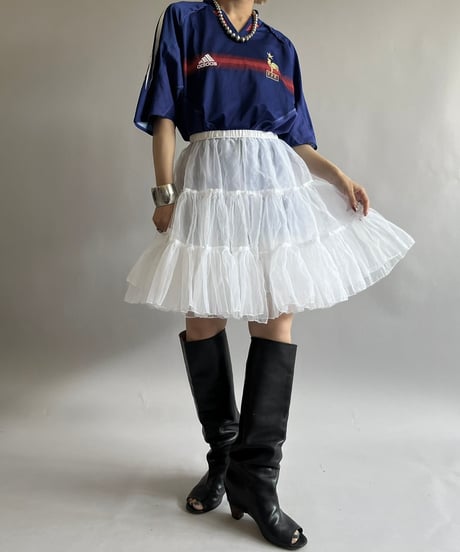 【USED】 adidas FRANCE Soccer Shirt /240831-025