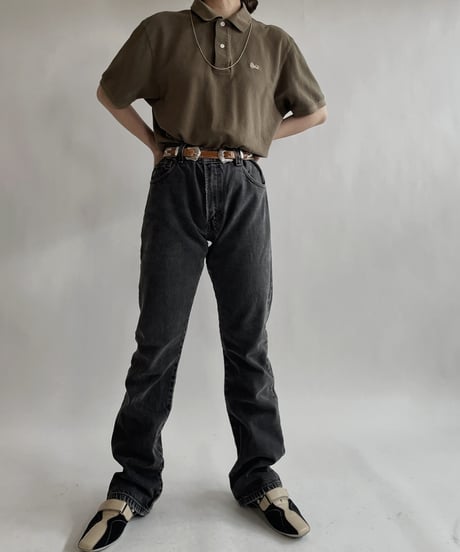 【USED】 Levi's Black Denim Pants 517 / 220521-013