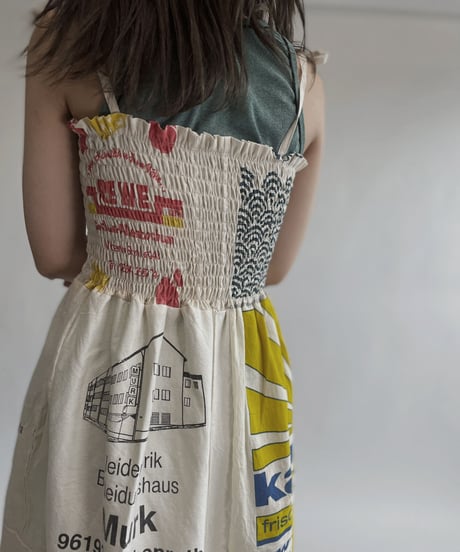 【RE;CIRCLE】 RE Eco-Friendly Bag Camisole One-piece / 220804-027