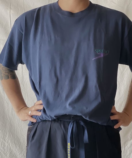 【USED】S/S T-shirt SPEEDO /210602-026