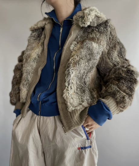 【USED】  Rabbit Fur Jacket / 221119-018