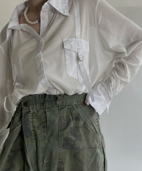 【USED】 See-through Long Sleeved Shirt / 220604-013