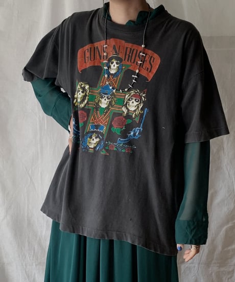 【USED】  Band T-shirt GUNS・N・ROSES/210407-028
