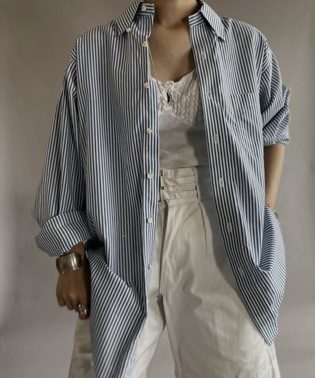 【USED】 Brooks Brothers L/S Strip Shirt /230608-005