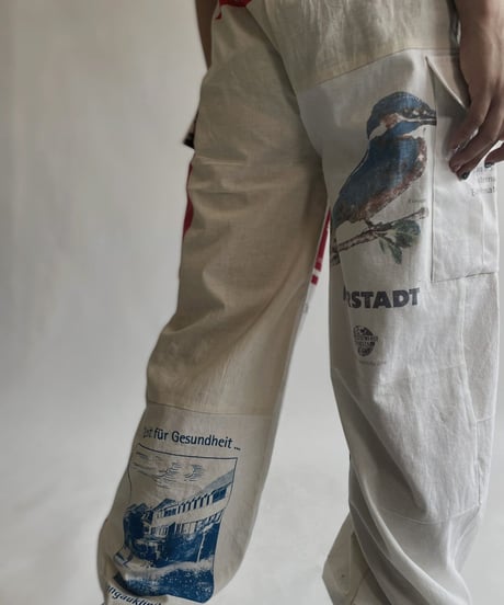 【RE;CIRCLE】 RE Eco-Friendly Bag Draw Cord Pants / 220825-020