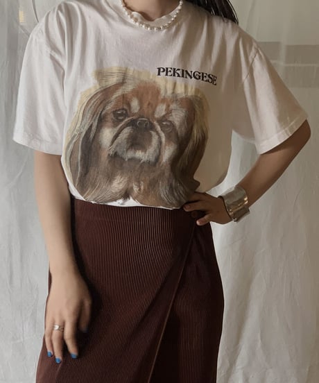 【USED】S/S T-shirt DOG⑨/210604-021