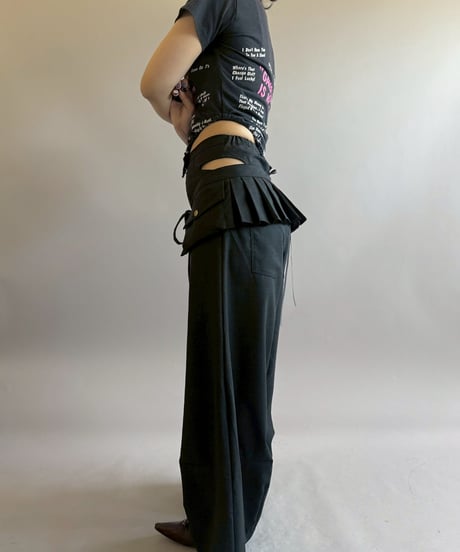 【RE;CIRCLE】 RE Suit Pleats Bag / 260514-006