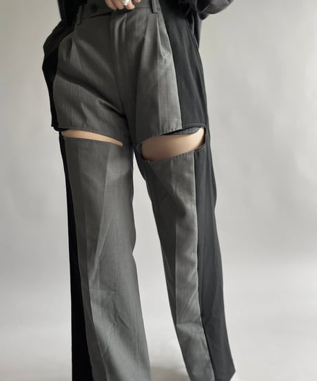 【RE;CIRCLE】 Re Suit Slit Pants/ 241003-007