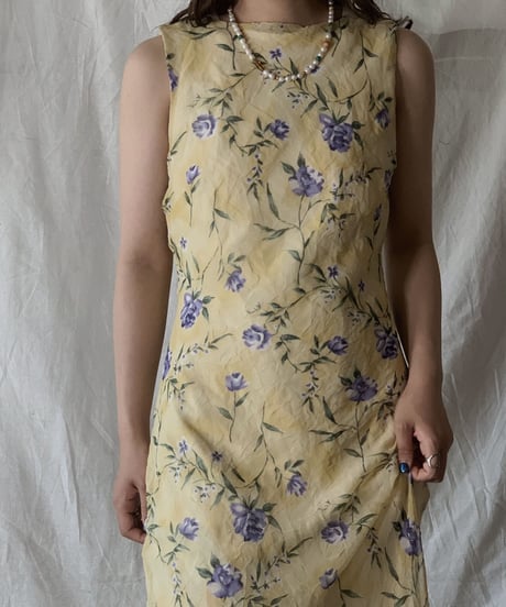 【USED】 Flower Patterned Camisole Dress/210421-008