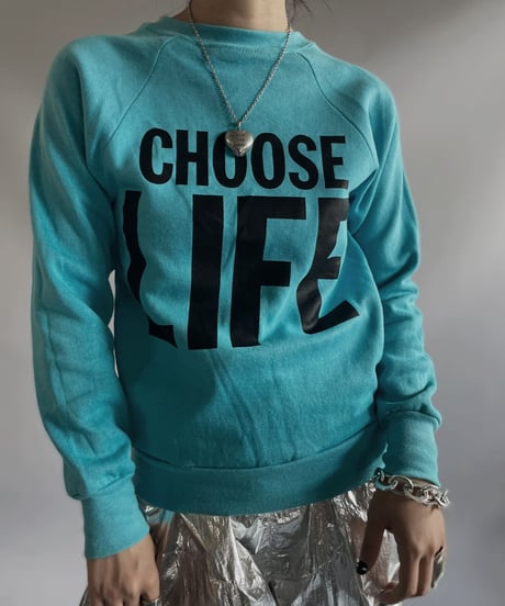 【USED】L/S Sweat Top CHOOSE LIFE/ 231009-013