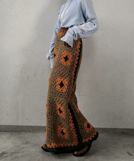 【RE;CIRCLE】 Granny Knit Long Skirt ② /210125-009