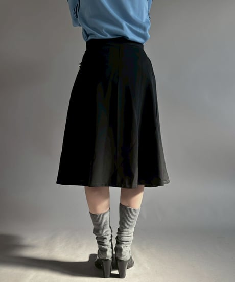 【RE;CIRCLE】 RE Suit Pleats Wrap Skirt/ 260108-012