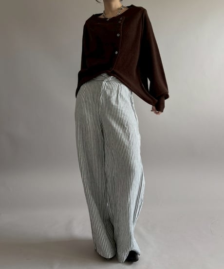 【RE;CIRCLE】 RE Deformed Acrylic Cardigan / 260312-001