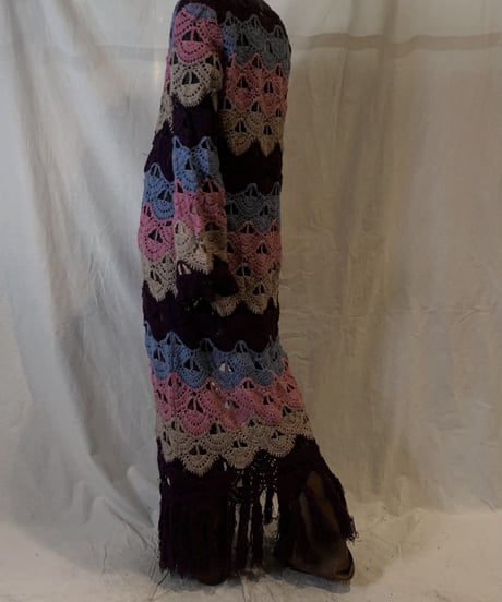 【USED】Crochet Knit Cardigan④/210217-066