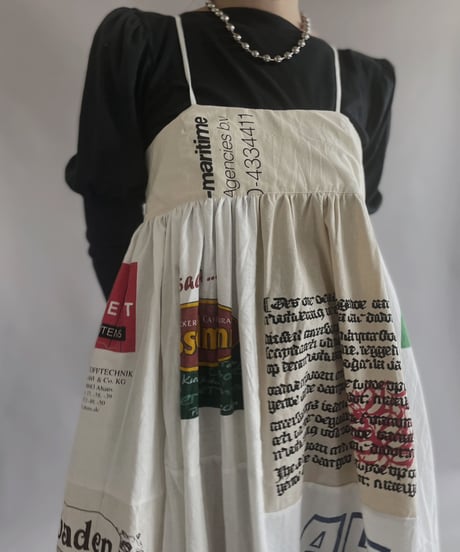 【RE;CIRCLE】RE Eco-Friendly Bag Camisole Long One-piece / 230427-007