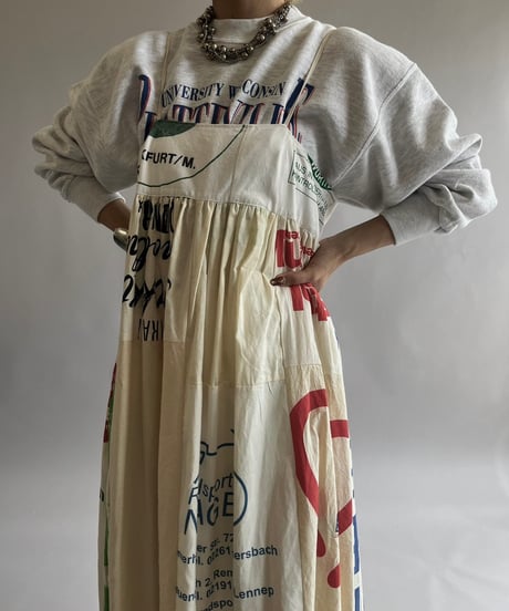 【RE;CIRCLE】RE Eco-Friendly Bag Camisole Long One-piece / 240905-019