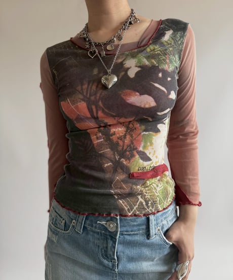 【USED】 Cop.Copine Sheer Top  / 250705-007