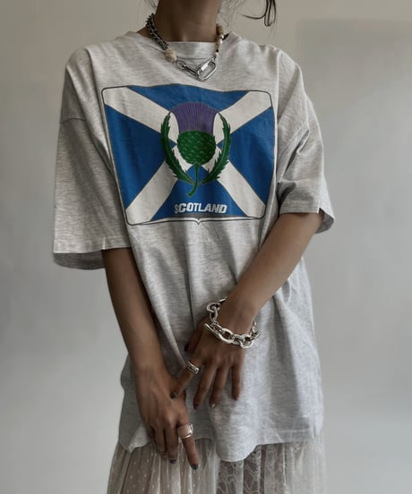 【USED】 T Shirt "Scot Land" / 220806-022