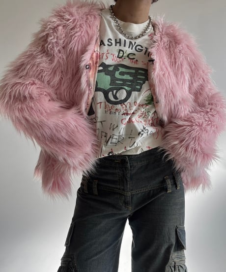 【USED】 Fake Fur Jacket /250104-043