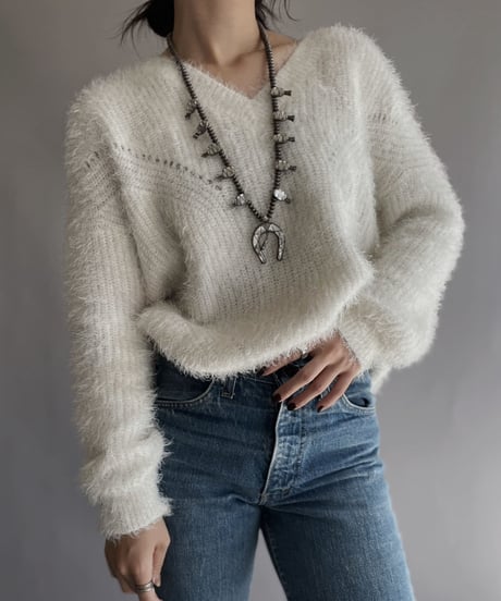 【USED】  Shaggy Knit / 221029-001