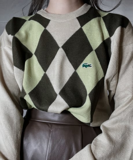 【USED】 LACOSTE Acrylic Knit ① / 220111-006