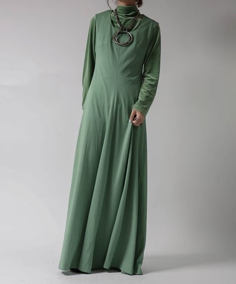【USED】N/S Poly Dress ③ / 220324-021