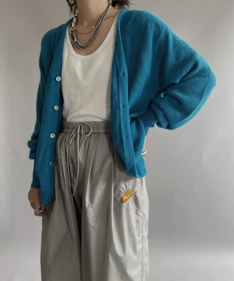 【USED】  The Fox Collection Acrylic Knit Cardigan / 221008-024