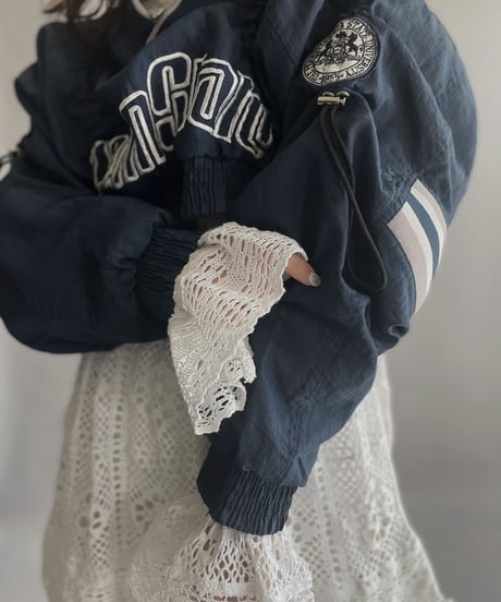 【RE;CIRCLE】 RE Nylon Drawcord Pullover Navy / 230309-010