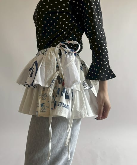 【RE;CIRCLE】 Re Eco Bag Maki Skirt /  250417-005