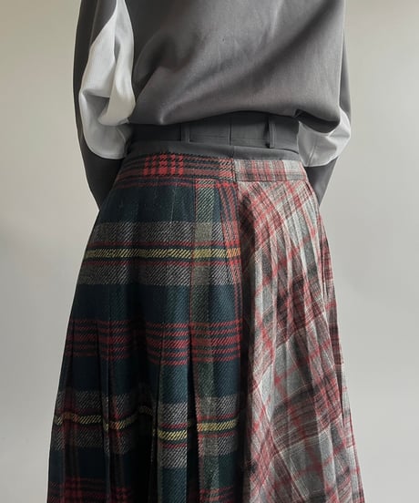 【RE;CIRCLE】 RE Kilt Long Skirt / 250102-008