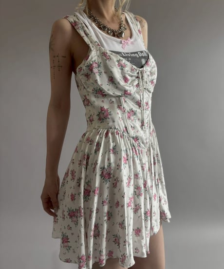 【USED】 Flower Pattern N/S One-Piece / 260613-014