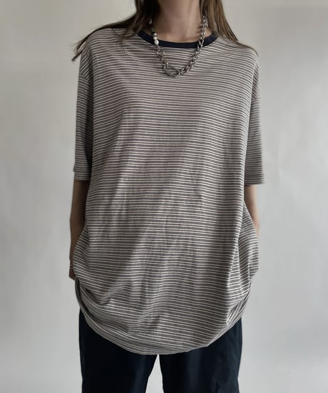 【USED】 Short Sleeved Multi Striped T-shirt / 220618-019