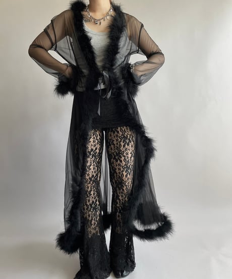 【USED】 Fur Dress One-Piece/241006-019