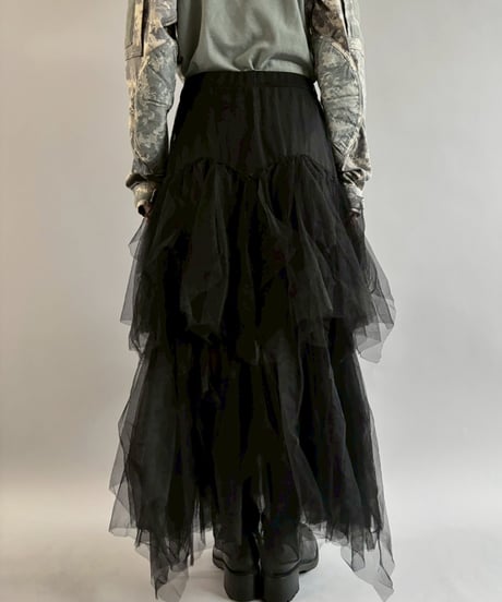 【USED】 Tiered Tulle Skirt / 251101-024