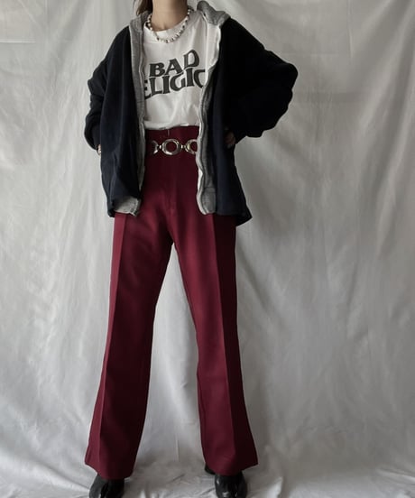 【USED】   Acrylic Knit Cardigan④/211020-055