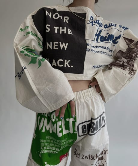 【RE;CIRCLE】 RE Eco-Friendly Bag Short Top / 220825-007
