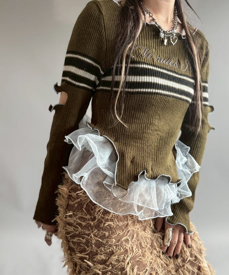 【RE;CIRCLE】 RE Mellow Knit Top /  251023-023