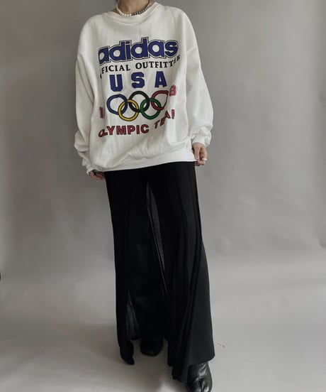 【USED】 adidas 1988 USA Olympic Sweat Shirt / 230128-011