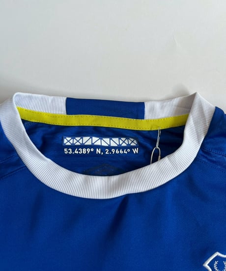 【USED】16~17's UMBRO Everton Soccer Shirt / 2500809-018