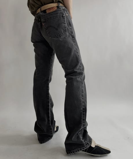 【USED】 Levi's Black Denim Pants 517 / 220521-013