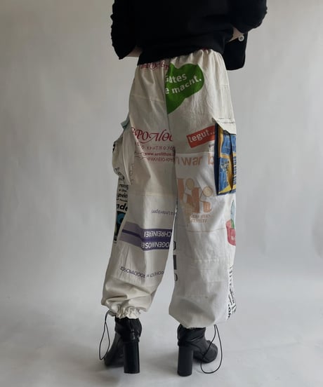 【RE;CIRCLE】 RE Eco-Friendly Bag Draw Cord Pants / 220825-023