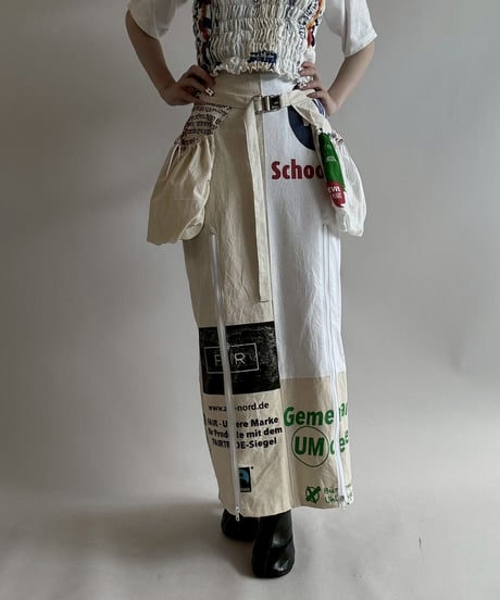 【RE;CIRCLE】RE Eco-Friendly Bag Belt Bag Skirt  / 250626-014