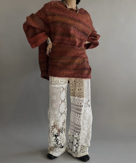 【USED】 Mohair Knit Top /240127-007