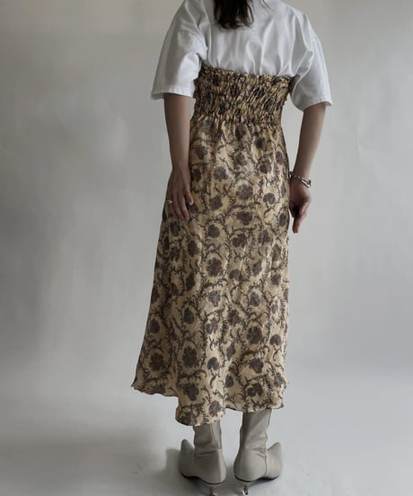 【USED】 Short Sleeved Flower T-shirt / 220611-008