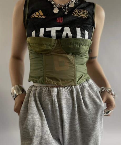 【USED】 Made in USA adidas Mesh Game Tank Top Reversible /240718-013