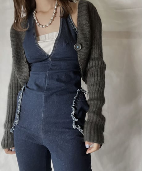【USED】  Denim N/S All in One/211014-031