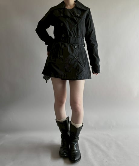 【USED】 The North Face nylon Trench Coat / 260314-008