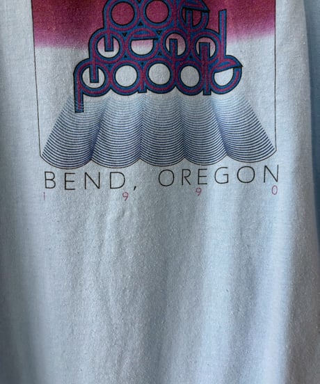 【USED】 Made In USA 90's ONEITA U.S. bank L/S Tee / 260418-007
