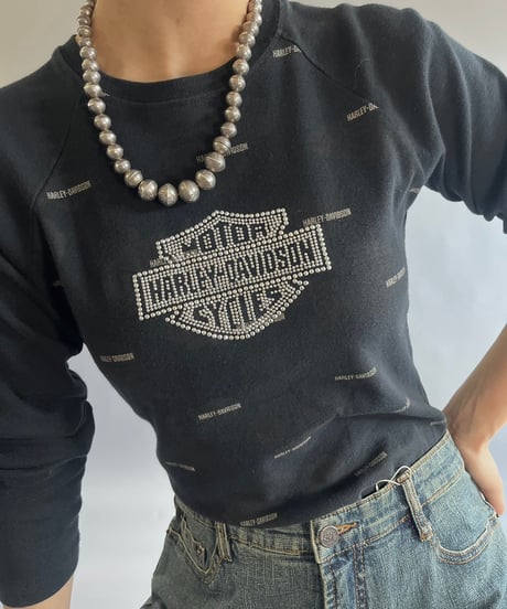 【USED】Made in USA HARLEY-DAVIDSON L/S T-Shirt /240824-044