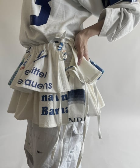 【RE;CIRCLE】 Re Eco Bag Maki Skirt /  250417-007